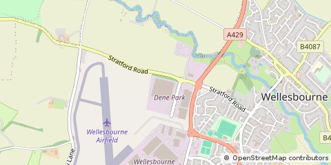 Map of Warwick, Warwickshire