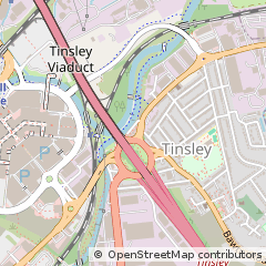 Map of Sheffield, South Yorkshire