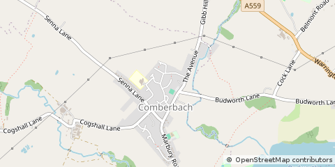 Map of Northwich, Cheshire