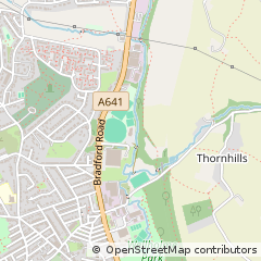 Map of Brighouse, West Yorkshire