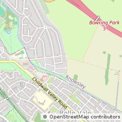 Map of Liverpool, Merseyside