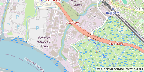 Map of Rainham
