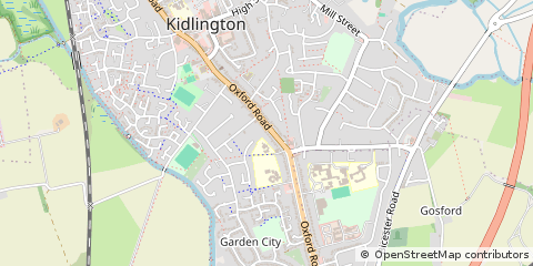 Map of Kidlington