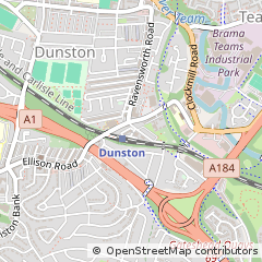 Map of Gateshead