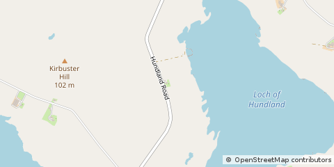Map of Birsay, Orkney