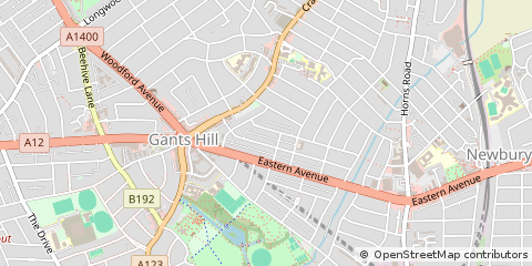 Map of Ilford