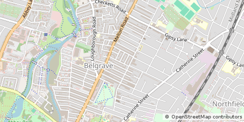 Map of Leicester
