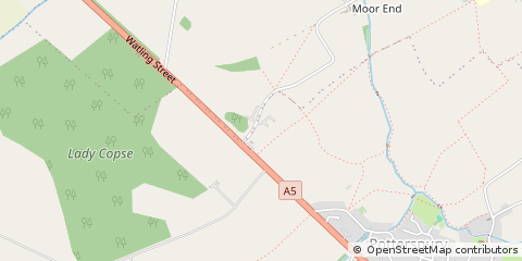 Map of Towcester, Northamptonshire