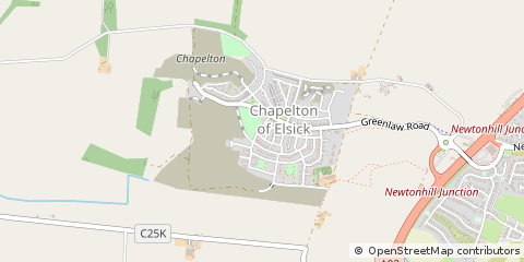 Map of Stonehaven, Kincardineshire