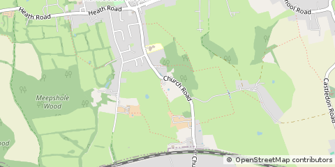 Map of Billericay, Essex
