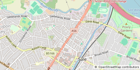 Map of Sale, Cheshire