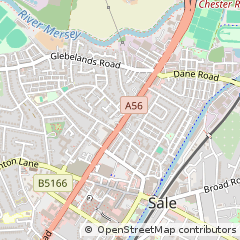 Map of Sale, Cheshire