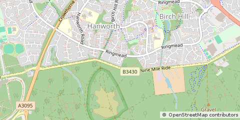 Map of Bracknell, Berkshire