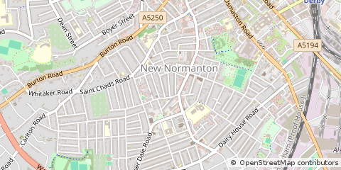 Map of Derby