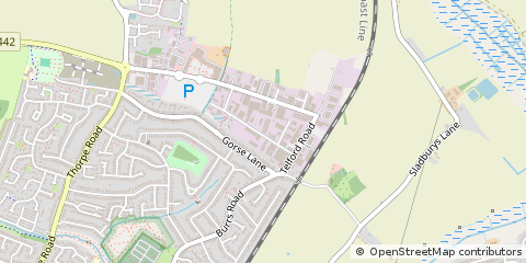 Map of Clacton, Essex
