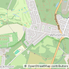 Map of Bordon, Hampshire