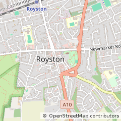 Map of Royston, Hertfordshire