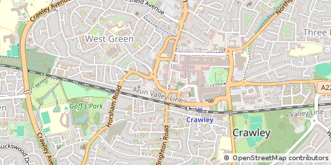 Map of West Sussex