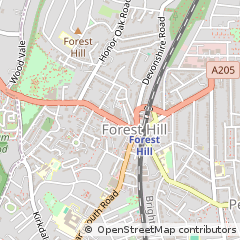 Map of Forest Hill, London