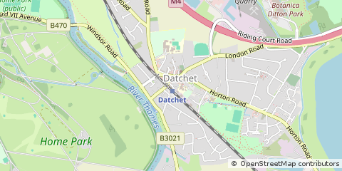 Map of Slough, Berkshire