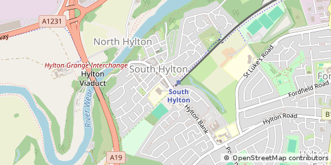 Map of Sunderland