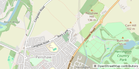 Map of Houghton LE Spring, Tyne and Wear