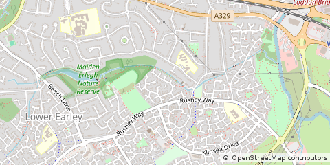 Map of Reading