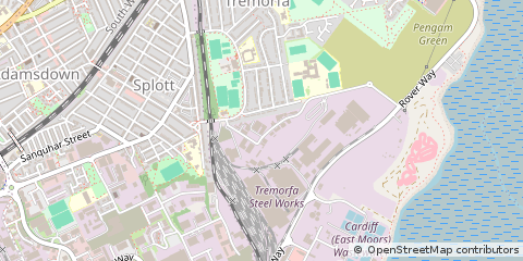 Map of Cardiff