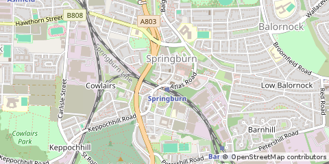 Map of Glasgow