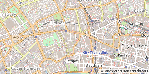 Map of Barnards INN, 86 Fetter Lane, London