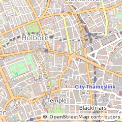 Map of Barnards INN, 86 Fetter Lane, London