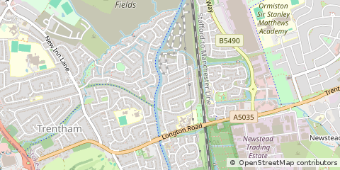 Map of Stoke-on-Trent