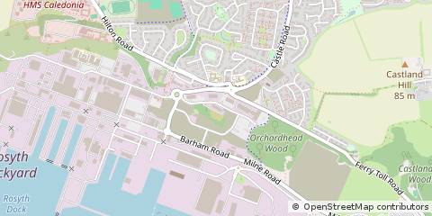 Map of Rosyth