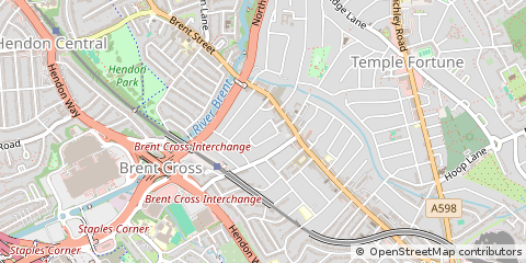 Map of London, Leicestershire