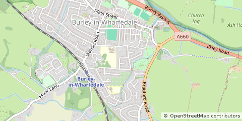 Map of Ilkley