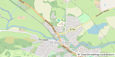 Map of Bridge of Weir