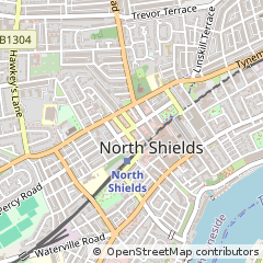 Map of North Shields