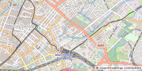 Map of Manchester