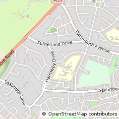 Map of Newcastle, Staffordshire