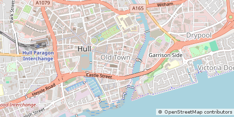 Map of Hull, East Yorkshire