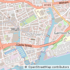Map of Hull, East Yorkshire