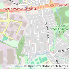 Map of Stoke-on-Trent, Staffordshire