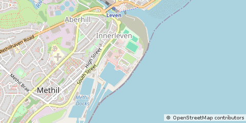Map of Methil, Fife