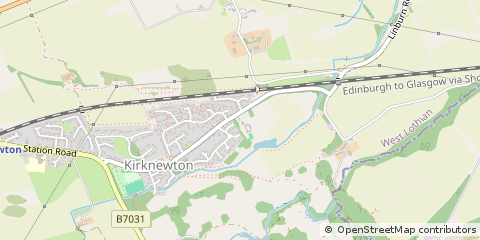Map of Kirknewton