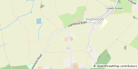 Map of Chelmsford, Essex
