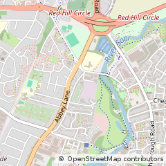 Map of Leicester, Leicestershire
