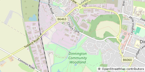 Map of Sheffield, South Yorkshire