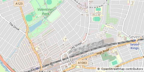 Map of Ilford
