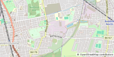 Map of Manchester, Lancashire