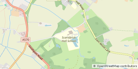 Map of Ormskirk